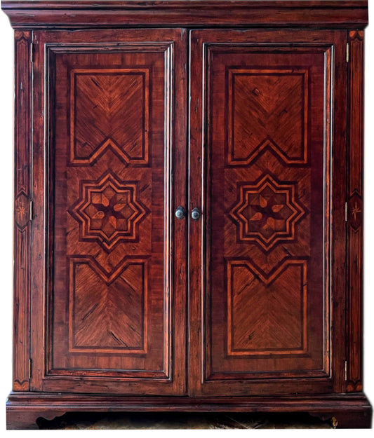 Art Deco Hungarian  Armoire Mahogany In-laid