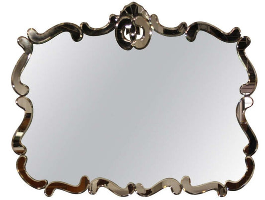 1950s Elegant Venetian Mirror from Italy.